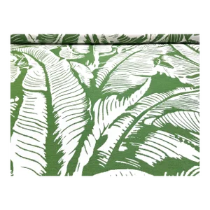 Sunbrella Martinique Grass Off White Green Botanical Palm Leaf Outdoor Upholstery Drapery Fabric