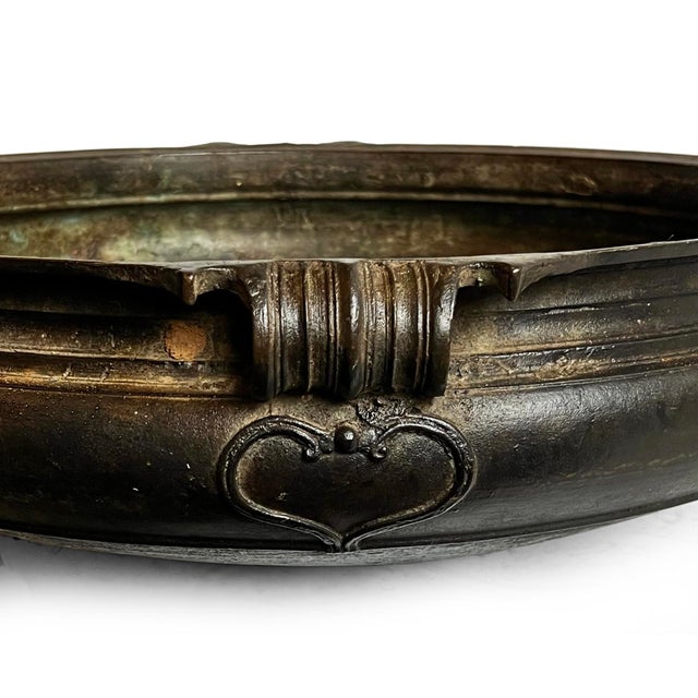 Antique Bronze Urli Large Bowl For Sale In Los Angeles - Image 6 of 6