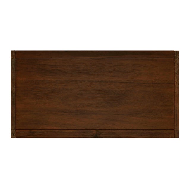 Wood Lark 34 in. W Rectangular Wood 3 Drawer Dresser, Walnut For Sale - Image 7 of 8