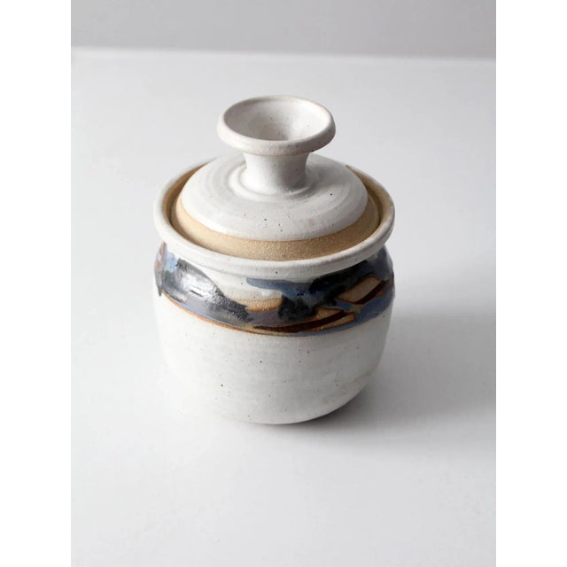 Vintage Studio Pottery Jar For Sale - Image 6 of 11