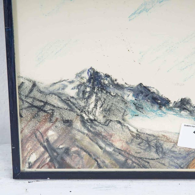 Guerrino Morbini, Mountain Landscape, Pastel For Sale - Image 3 of 5
