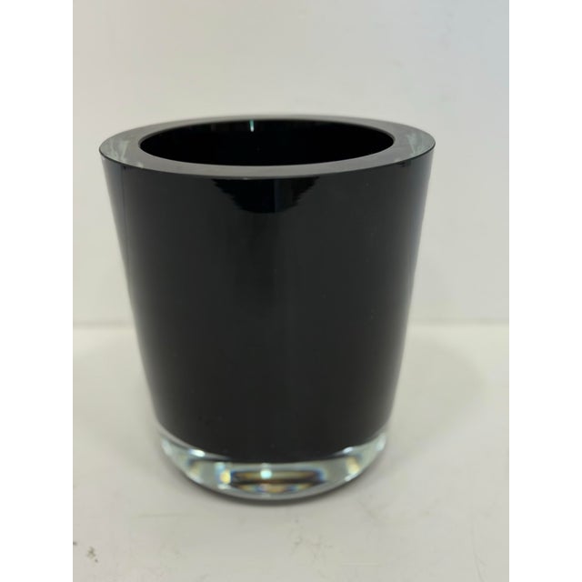 Vintage Thick Italian Glass Vase For Sale In Miami - Image 6 of 6