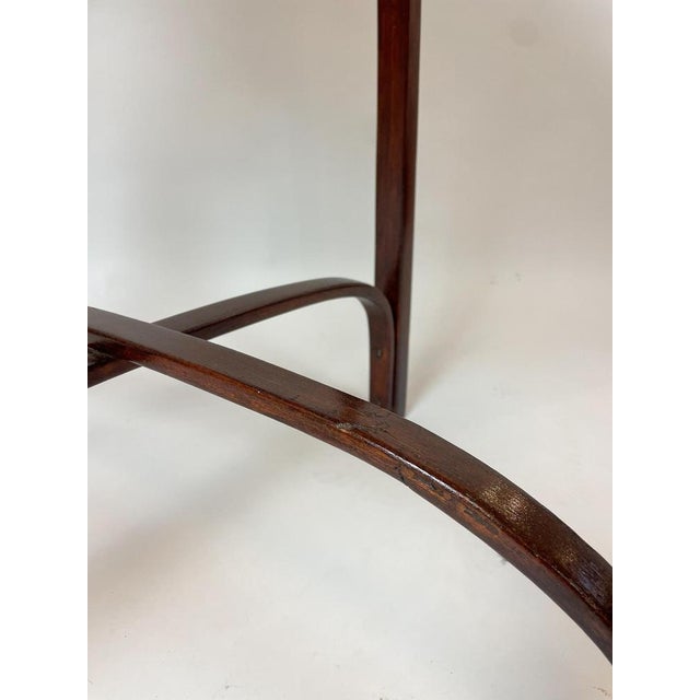 Wood Vienna Secession Side Table attributed to Jacob & Josef Kohn for Gustav Siegel, 1890s For Sale - Image 7 of 8