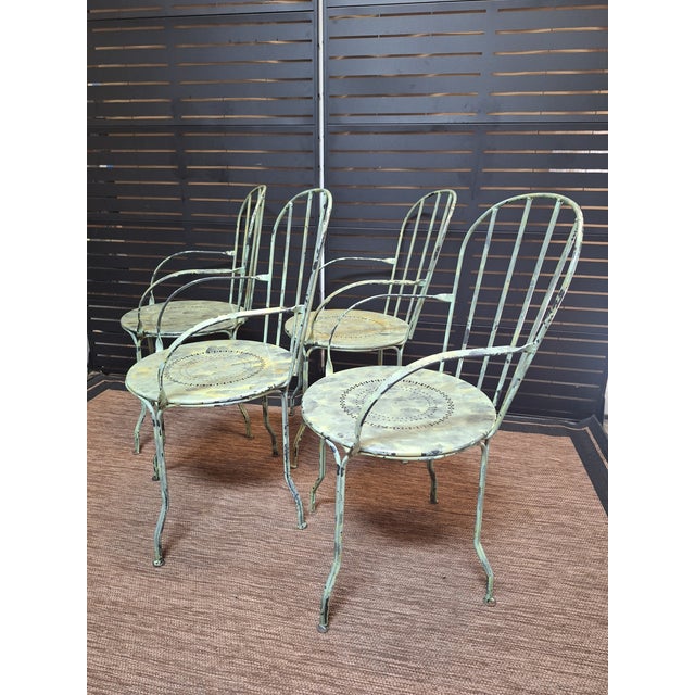 Vintage Salterini Style Patio Table and Chairs For Sale - Image 9 of 12