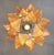 Mid-Century Modern Italian Murano Glass Chandelier Style Mazzega, 23 Tobacco Glass "Rondini" Elements, Chrome Frame, Late 20th Century For Sale - Image 3 of 5