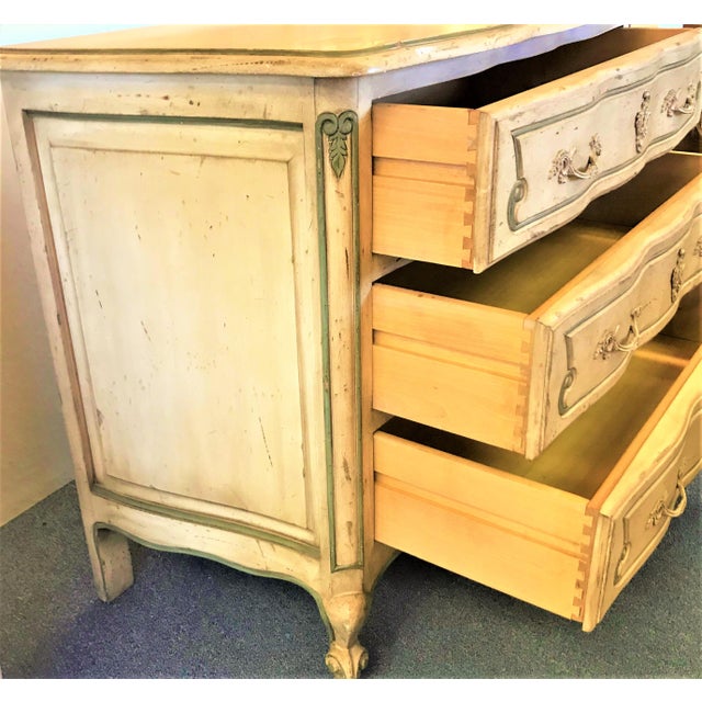 Vintage French Provincial Three Drawer Dresser | Chairish