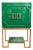 Vintage Hollywood Regency Drink Cabinet by Green Lacquer, 1980s For Sale