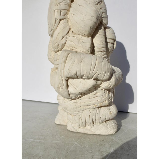Pierre Yves Hervy-Vaillant Ceramic Bisque Sculpture Circa 1990s For Sale In New York - Image 6 of 9