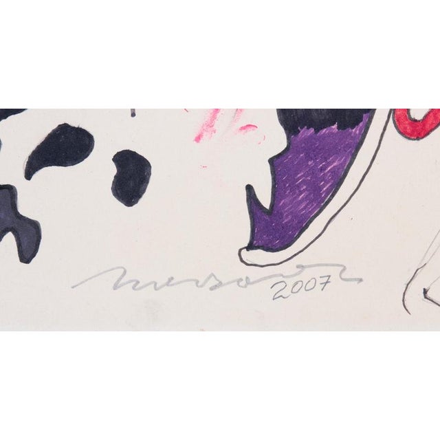 2000 - 2009 Enrico Manera, MGM, 2007, Mixed Media on Paper For Sale - Image 5 of 7