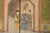 "Imperial Palace", Large Vintage Painted Chinese Screen For Sale - Image 13 of 18