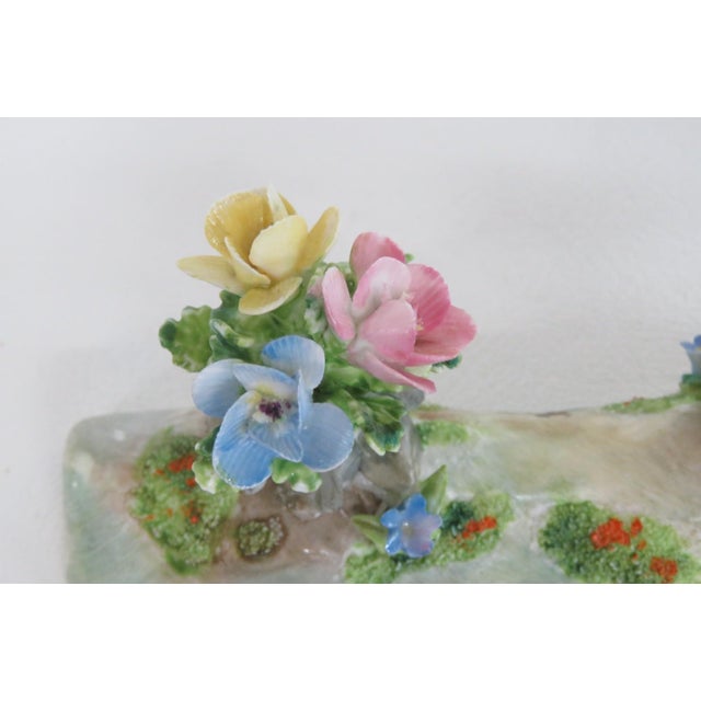 Crown Staffordshire Porcelain Goldfinch Bird Figurine Designed by Jt Jones 4897b For Sale - Image 9 of 15