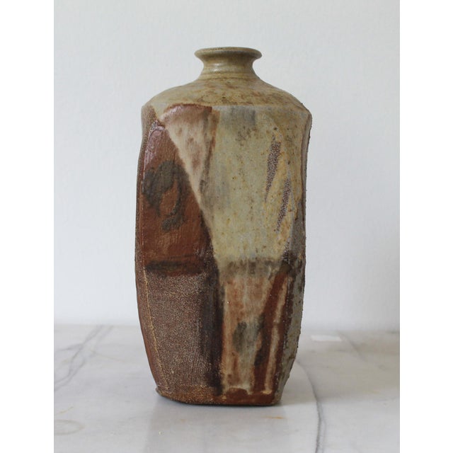 Vintage Studio Art Pottery Vase For Sale - Image 4 of 8