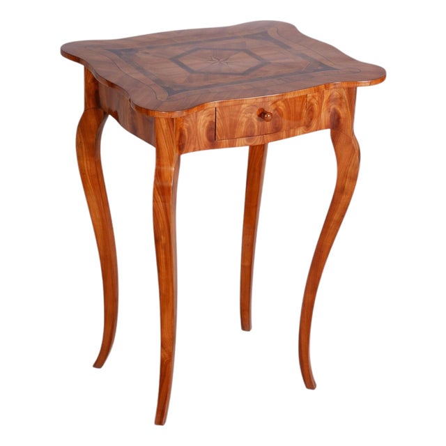 Small Classicism Cherry Table, Czechia, 1780s For Sale