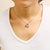 Haus of Brilliance 14K Rose Gold Plated Sterling Silver 1/10 Cttw Diamond Open Heart Pendant Necklace For Sale - Image 4 of 5