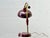 Table Lamp with Brass Arm and Lacquered Metal Shade, Italy, 1950s For Sale - Image 5 of 17