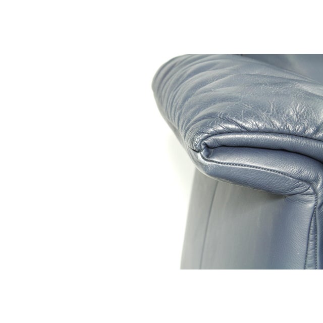 Leather Armchair Lugano by Erpo Int., 1985 For Sale - Image 11 of 15