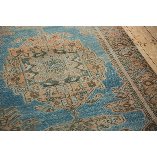 Old New House 1940s Vintage Persian Hamadan Pomegranate Medallion Rug For Sale - Image 4 of 12