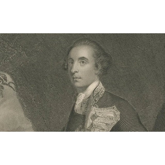 Antique Portrait of Lord Rodney, 1850 For Sale - Image 6 of 10
