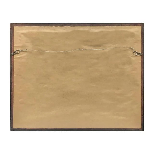 Accurate reproduction of the original oil painting by English painter John Gifford (d. 1900), this image is printed on...