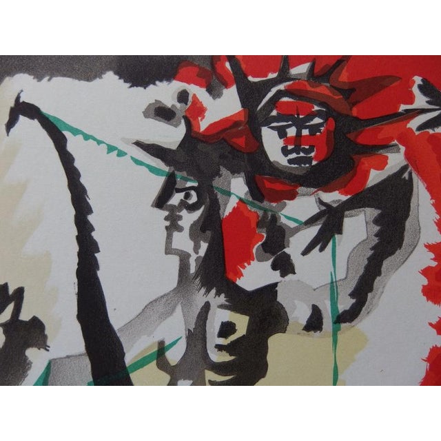 Modern Jean Lurcat, The Archer, Lithograph For Sale - Image 3 of 5