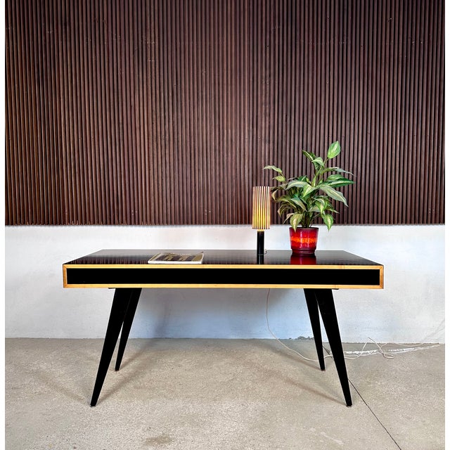1950s Vitage German Writing Desk by Hans Bellmann for Domus Raumkunst, 1950s For Sale - Image 5 of 18