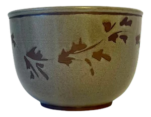 Mid-Century Artisan Ceramic Pottery Bowl Singed