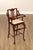 High Quality Carved Mahogany Child's Dining High Chair