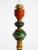 , Large 1980s Table Lamp Made of Colorful Stained Pine Wood For Sale - Image 8 of 18