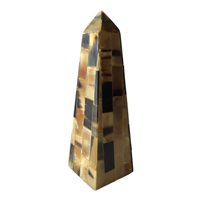 Vintage Tessellated Horn Obelisk For Sale