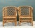 Mid-Century Modern Vintage Trellis Rattan Lounge Chairs - A Pair For Sale - Image 3 of 12