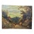 Late 19th Century Rural Landscape Painting on Wood For Sale