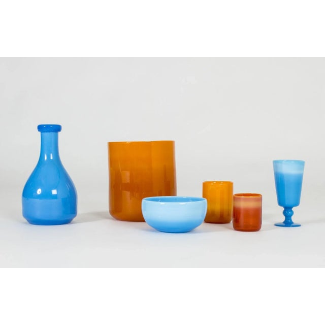 Glass Vessels by Erik Höglund, Set of 3 For Sale - Image 9 of 10