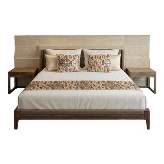 Japanese Ceremonial Silk Bed Runner Set by Renaras, Set of 5 For Sale