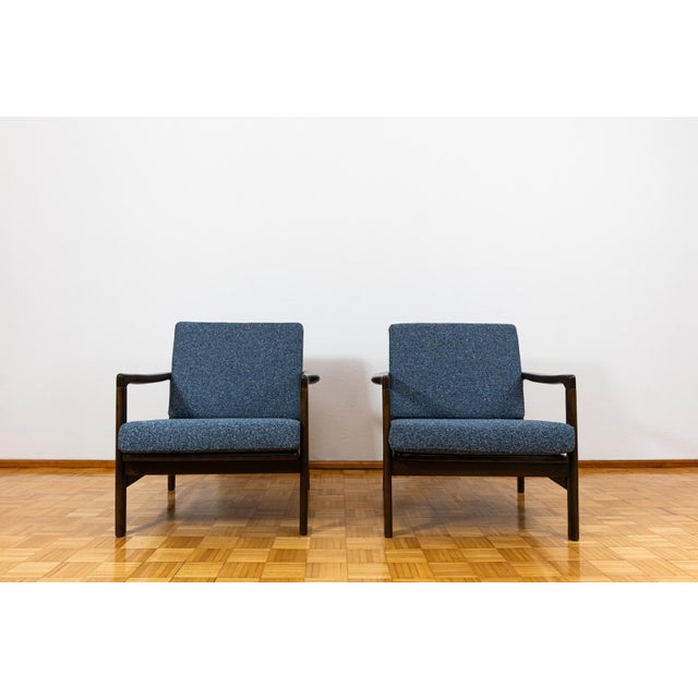 Set of Mid-Century Club Chairs by Zenon Bączyk, 1960s For Sale - Image 6 of 17