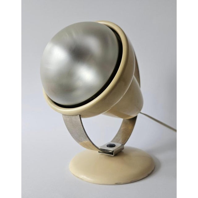 Philips Mid-Century Glass Table Lamp by Charlotte Perriand for Philips, Netherland, 1960s For Sale - Image 4 of 18