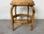 Brown Vintage Coastal Bamboo & Woven Wicker Round Ottoman For Sale - Image 8 of 12