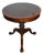 1940 English Chippendale Style Mahogany Accent Center Round Table For Sale