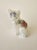 Fenton Cat Hand Painted by Smith, Hearts & Flowers For Sale - Image 10 of 11