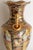 Gold Vintage Royal Satsuma-Style 24" Porcelain Floor Vase – Gold Gilt & Dragon Handles For Sale - Image 8 of 18