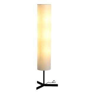 Rice Paper Floor Lamp from Temde Leuchten, 1970 For Sale
