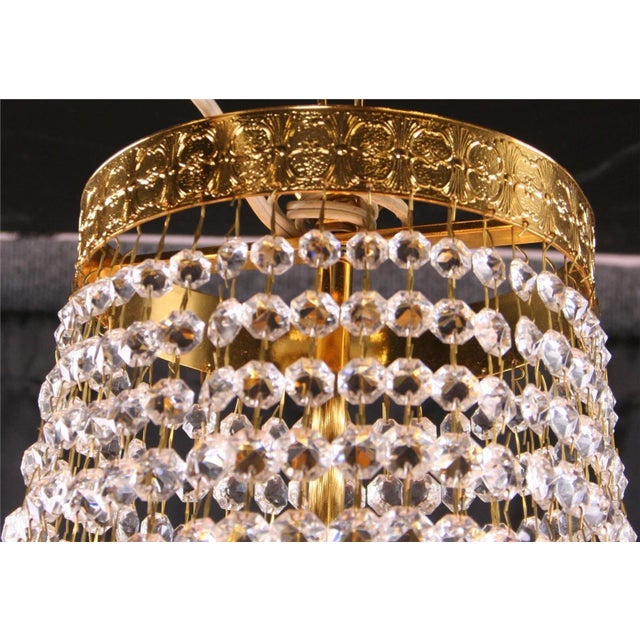 2010s New Italian Cut Glass Empire Napoleon Style For Sale - Image 5 of 7