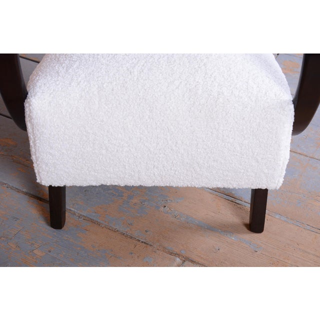 Czech Art Deco Model C Armchair attributed to Jindrich Halabala for Up Závody, 1940s For Sale - Image 12 of 18