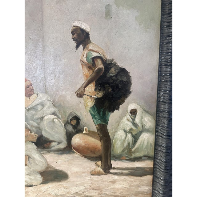Goran Latif, The Water Seller, 1970s, Oil on Canvas For Sale - Image 10 of 15