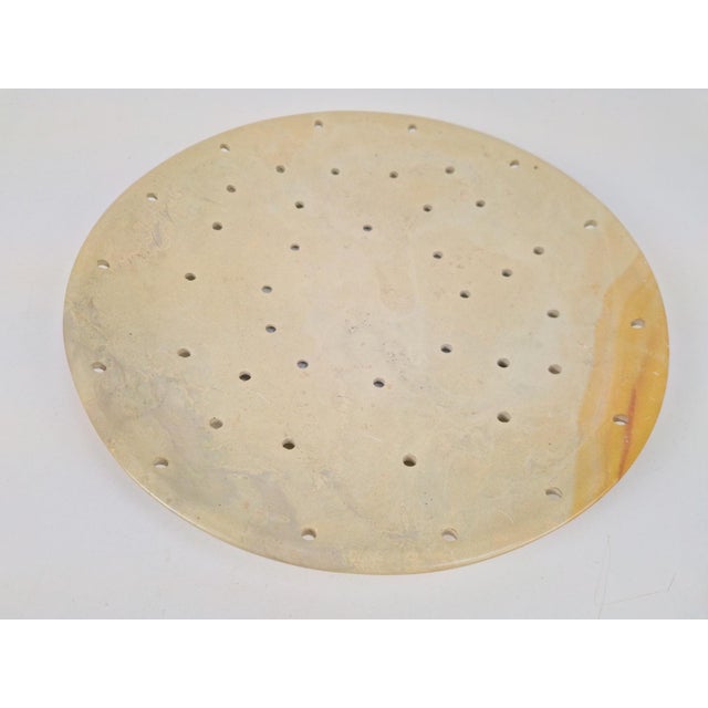 1980s Large African Art Stone Fruit Bowl, 1980 For Sale - Image 5 of 7