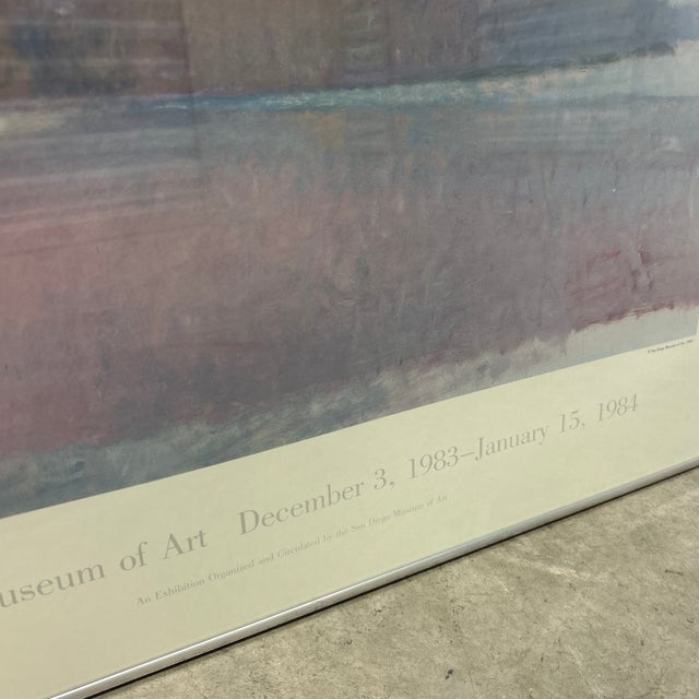 Wolf Kahn Landscapes Exhibition Poster 1983 For Sale - Image 4 of 9