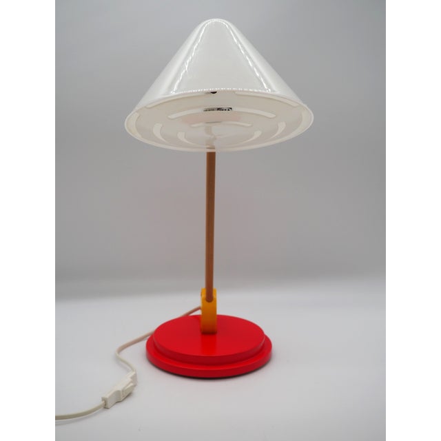 Blue Vintage Stoja Table Lamp from Ikea, 1991 For Sale - Image 8 of 15