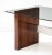 Mid-Century Modern Vladimir Kagan Rosewood and Aluminum Desk/Dining Table For Sale - Image 3 of 12