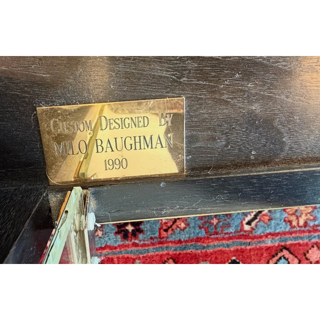 Modern Milo Baughman Custom 1991 Lighted Museum Glass Display Cabinet For Sale - Image 3 of 5