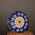 Vintage Chinese Cloisonné Enamel Floral Round Trinket Box - Blue Ground With Peony & Butterflies For Sale - Image 4 of 9