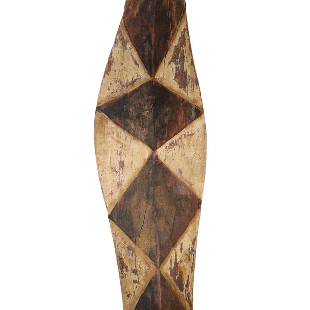 Black Antique Old Baga Tribal Serpent Post Sculpture Guinea For Sale - Image 8 of 11